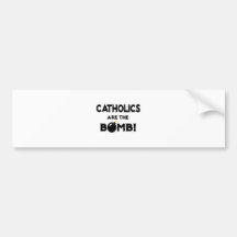 Les catholiques sont la bombe ! adhésifs pour voiture