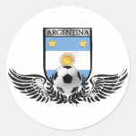 Les champions du monde de l'Argentine se sont envo Adhésifs Ronds