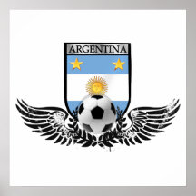 Les champions du monde de l'Argentine se sont envo Posters