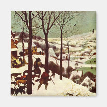 Les chasseurs dans la neige - 1565 aimants