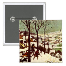 Les chasseurs dans la neige - 1565 badge