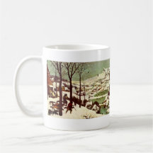 Les chasseurs dans la neige - 1565 tasse