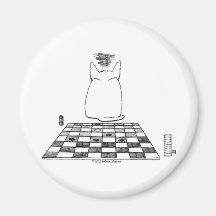 Les chats ne perdent jamais magnets pour réfrigérateur