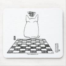 Les chats ne perdent jamais tapis de souris