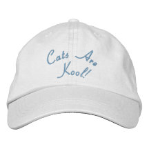 Les chats sont Kool ! - Chapeau brodé