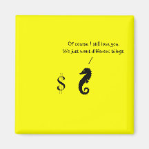 Les choses existentielles de Seahorse_Different Magnets