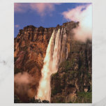 Les chutes de Salto Angel sur Auyan Tepui, Venezue Prospectus Customisé