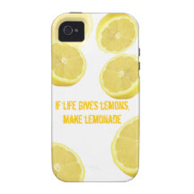 Les citrons dans la vie font la limonade iPhone 4 case