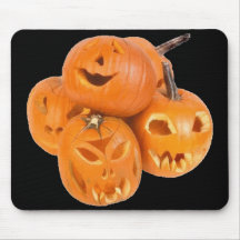 Les citrouilles d'Halloween - Tapis De Souris