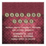 Les clés fuchsia de Steampunk sauvent l'invitation