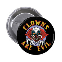 Les clowns sont bouton mauvais badges