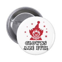 Les clowns sont mauvais badge