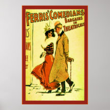 Les comédiens de Ferris Poster