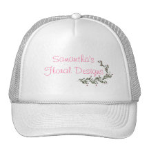 "les conceptions florales des" - une vigne des ros casquette de camionneur