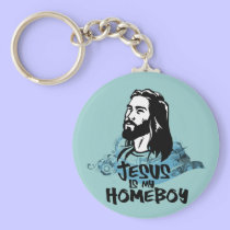 Les conceptions Jésus de Riyah-Li est mon Homeboy porte-clés