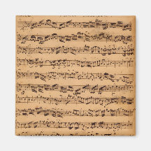 Les concerts de Brandenburger, No.5 D-Dur, 1721 Magnets Pour Réfrigérateur