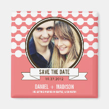 Les couples snob sauvent l'aimant de date - rose