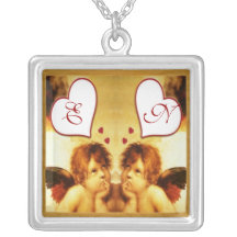 Les cupidons vintages de Valentine Pendentifs