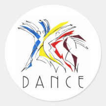 Les danseurs abstraits - a obtenu de danser adhésifs
