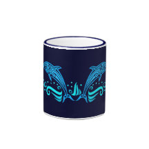 Les dauphins tribaux attaquent - choisissez le sty tasse