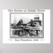 Les descendeurs sur Haight Street Poster