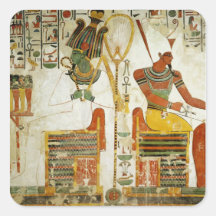 Les dieux Osiris et Atum, de la tombe de Autocollants