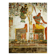 Les dieux Osiris et Atum, de la tombe de Cartes Postales