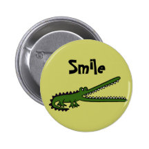 Les EA bouton de sourire de Croc Badge Avec Épingle