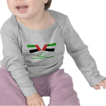 Les EAU et tuiles de drapeau du Foudjairah T-shirt