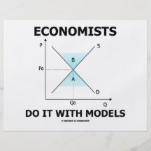 Les économistes le font avec des modèles (l'humour prospectus customisé