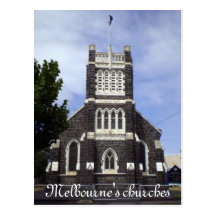Les églises de Melbourne Carte Postale