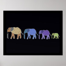 Les éléphants n'oublient jamais la copie posters