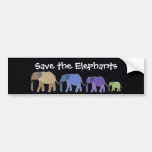 Les éléphants n'oublient jamais l'adhésif pour par adhésifs pour voiture