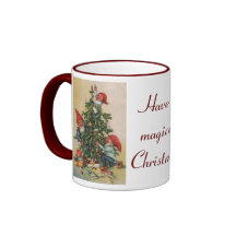 Les elfes de Noël sont magiques Tasse À Café
