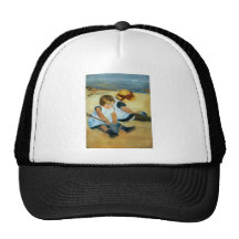 Les enfants de Mary Cassatt sur la plage (1884) Casquette De Camionneur