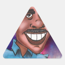 Les enfants de sonde de galaxie stickers en triangle