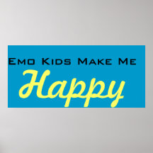 Les enfants d'Emo me rendent heureux Affiche