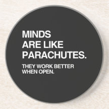 LES ESPRITS SONT COMME DES PARACHUTES DESSOUS DE VERRE