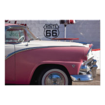 Les Etats-Unis, Arizona, Williams. Droite. 66 vill Impression Photo