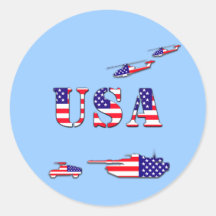 LES Etats-Unis Autocollants