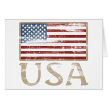 Les Etats-Unis diminuent affligé Carte De Vœux