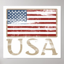 Les Etats-Unis diminuent affligé Poster