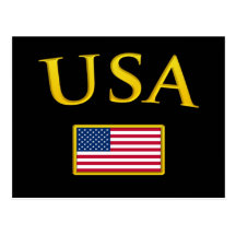 Les Etats-Unis d'or Cartes Postales