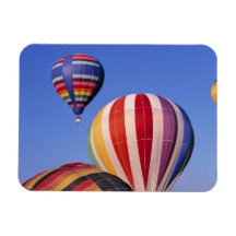 Les Etats-Unis, Idaho, vallée de Teton. À air chau Magnet Souple