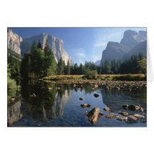 Les Etats-Unis, la Californie, parc national de Yo Carte De Vœux