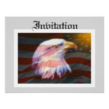 Les Etats-Unis/mouche avec Eagles Bristols Personnalisés