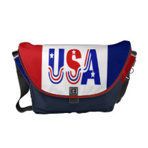 Les Etats-Unis - Sac messenger zéro Sacoches