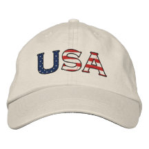 Les étoiles et les rayures des Etats-Unis ont brod Casquettes Brodées