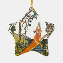 Les fables d'Ésope, le renard et les raisins Décorations Pour Sapins De Noël