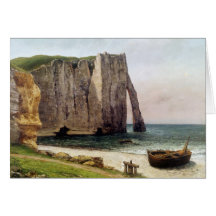 Les falaises chez Etretat, 1869 Cartes